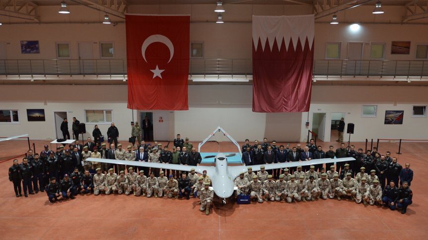Turkish company Baykar makina completed the production of 6 TB2 armed drones for Qatar Armed Force(Reconnaissance and Surveillance Center) + 3 ground stations + simulator. 55 Qatari personals completed their 4 months training to operate these drones   