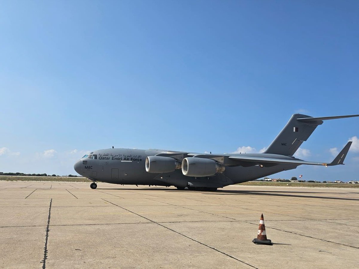 Arrivée de l'aide qatarie à l'aéroport de Beyrouth